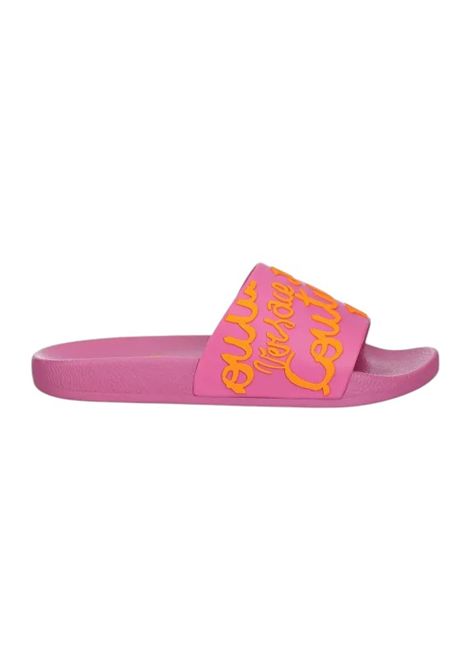 Shelly slides with logo VERSACE JEANS COUTURE | slippers | 78VA3SQ1 71352R53